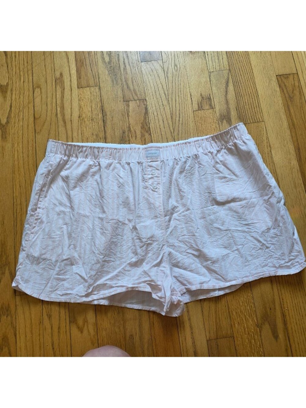 Tommy John XXL Pink Striped Cotton pj Bottoms With Button Fly